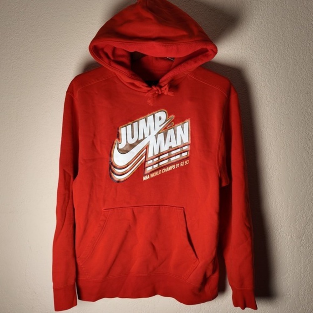 Nike Air Jordan Jumpman NBA World Champs 91,92,93 Hoodie Men's‎ Small